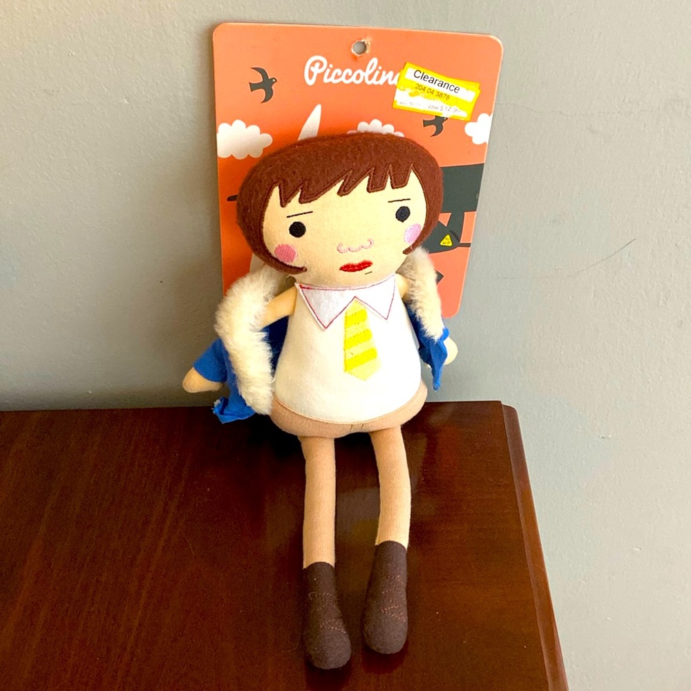 Piccolina Trailblazer Amelia Earhart Plush Doll New